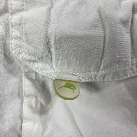 World Wide Sportsman Fishing Vented Button Up White Shirt Sz L - Picture 5 of 5